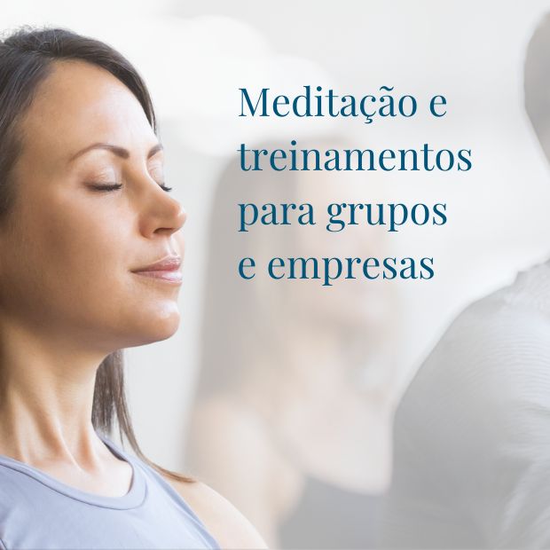 Meditação e treinamentos para grupos e empresas